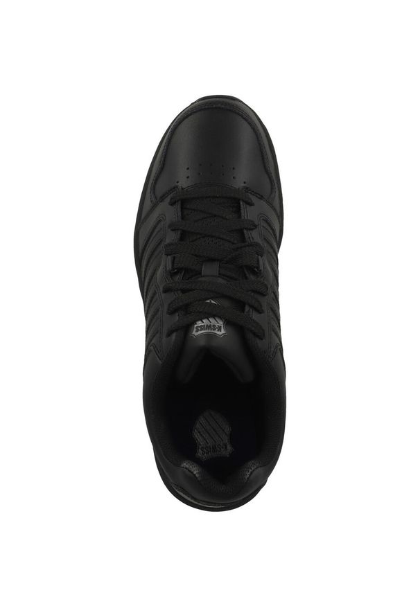 Buty do chodzenia męskie K-Swiss Rival Trainer. Zapięcie: sznurówki. Kolor: czarny. Materiał: materiał, skóra. Szerokość cholewki: normalna. Sport: turystyka piesza