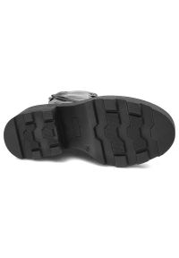 Czarne Botki Simen Damskie Wygodne Buty Skórzane. Kolor: czarny. Materiał: skóra. Szerokość cholewki: normalna. Sezon: zima. Obcas: na obcasie. Wysokość obcasa: niski #3