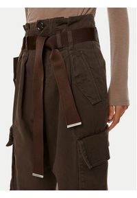 Pinko Spodnie cargo Ronfare 101840 A21C Brązowy Regular Fit. Kolor: brązowy. Materiał: bawełna #2