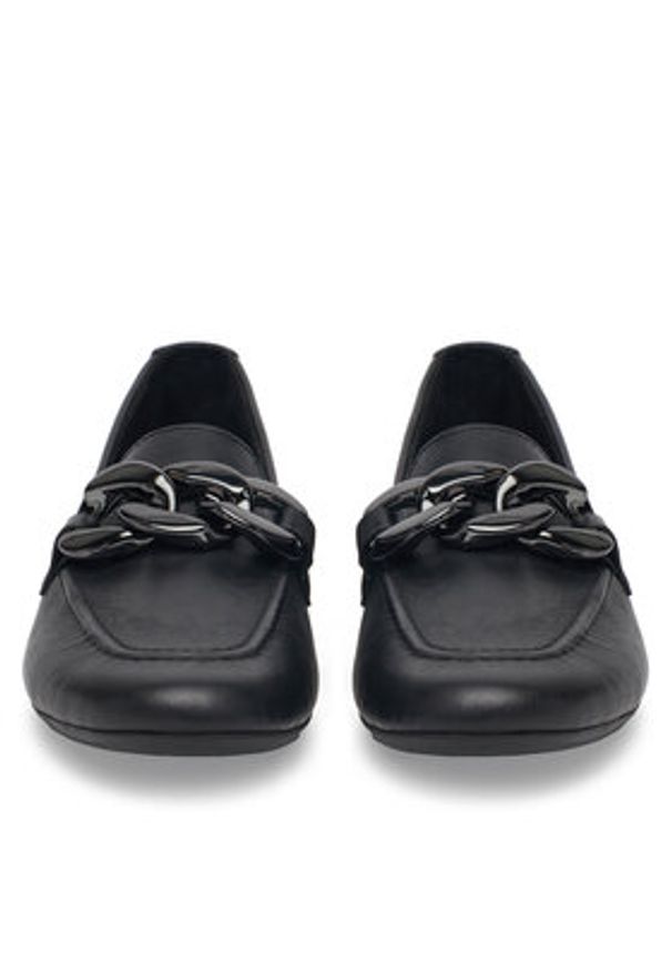 Remonte Loafersy D0K00-00 Czarny. Kolor: czarny. Materiał: skóra