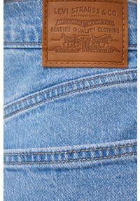Levi's® - Levi's jeansy 70s A0898.0010 damskie high waist. Okazja: na spotkanie biznesowe. Stan: podwyższony. Kolor: niebieski. Styl: biznesowy #4