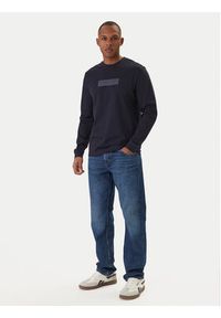 Napapijri Longsleeve S-Box Logo NP0A8BC5 Granatowy Regular Fit. Kolor: niebieski. Materiał: bawełna. Długość rękawa: długi rękaw #3