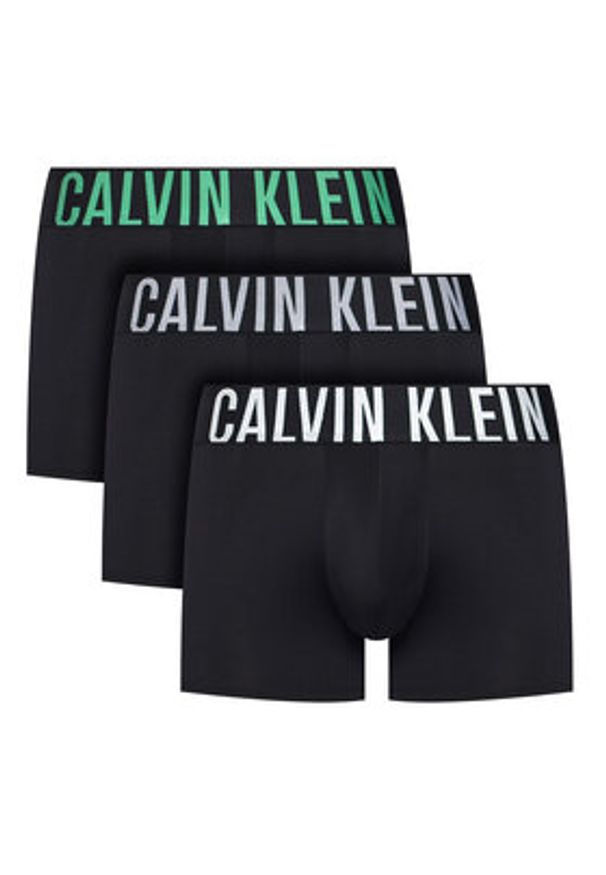 Calvin Klein Underwear Komplet 3 par bokserek 000NB3775A Czarny. Kolor: czarny. Materiał: syntetyk