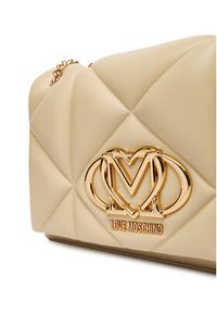 Love Moschino - LOVE MOSCHINO Torebka JC4041PP1OLC0129 Beżowy. Kolor: beżowy. Materiał: skórzane #6