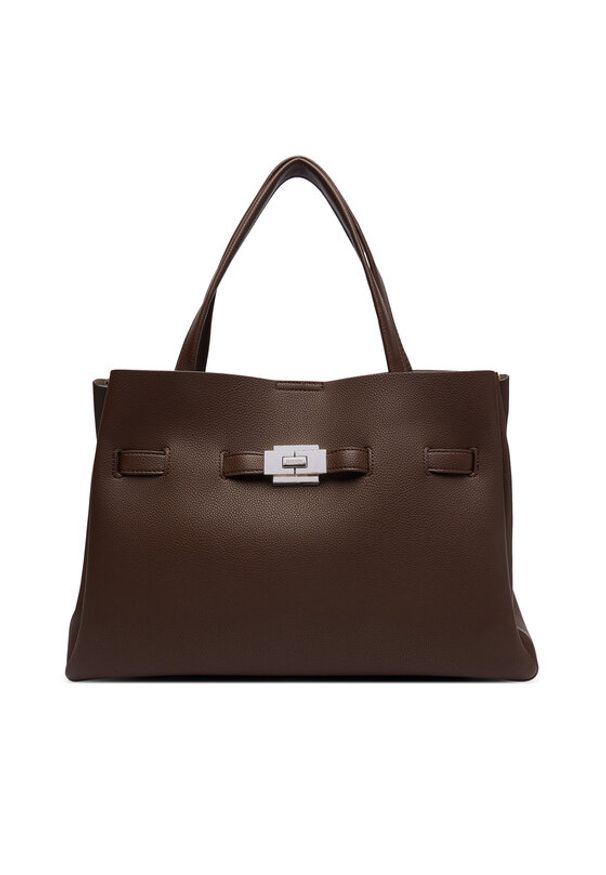 DKNY Torebka R52DAK43 Brązowy. Kolor: brązowy. Materiał: skórzane