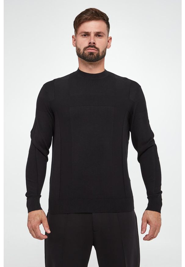 Armani Exchange - Sweter męski wełniany ARMANI EXCHANGE. Materiał: wełna