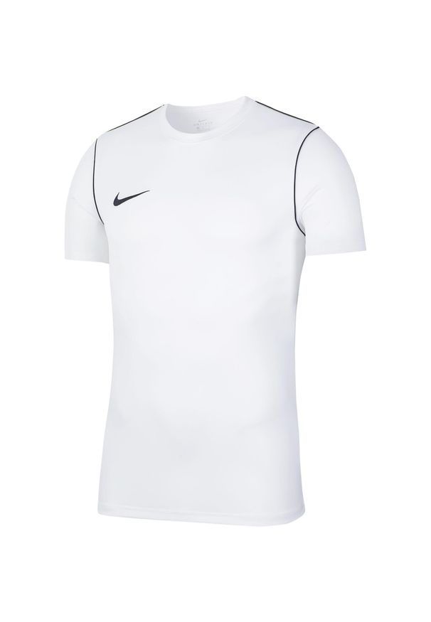 Koszulka sportowa chłopięca Nike JR Park 20. Kolor: biały. Długość rękawa: krótki rękaw. Długość: krótkie