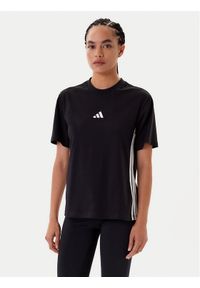 Adidas - adidas T-Shirt Essentials 3-Stripes JD0846 Czarny Regular Fit. Kolor: czarny. Materiał: bawełna