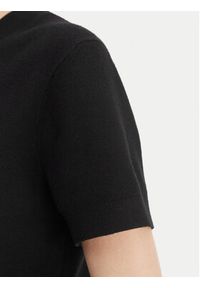 Calvin Klein T-Shirt LV147E303G Czarny Regular Fit. Kolor: czarny. Materiał: wiskoza #2