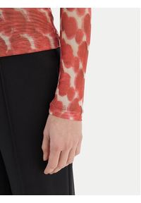 BARDOT - Bardot Bluzka Alba 60287TB Czerwony Slim Fit. Kolor: czerwony. Materiał: syntetyk #5