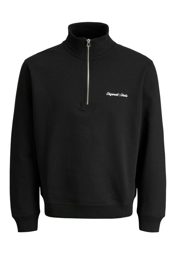 Jack & Jones - Jack&Jones Dres Norrebro 12291538 Czarny Relaxed Fit. Kolor: czarny. Materiał: bawełna