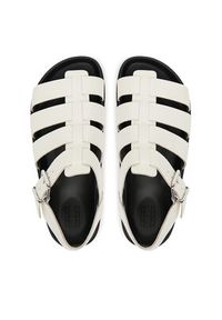 Tommy Jeans Sandały Tjw Fisherman Patent Sandal EN0EN02874 Biały. Kolor: biały. Materiał: skóra