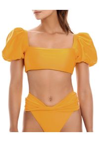 AGUA BENDITA - Top od bikini Arabella Calista. Kolor: żółty