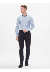 Calvin Klein Koszula K10K112305 Błękitny Slim Fit. Kolor: niebieski. Materiał: bawełna #4