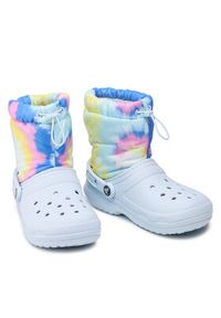 Crocs Śniegowce Classic Lined Neo Puff Tie Dye 207328 Kolorowy. Materiał: materiał. Wzór: kolorowy #5