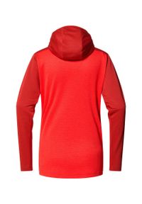 Haglöfs - Bluza techniczna damska ROC Flash Mid Hood. Kolor: czerwony