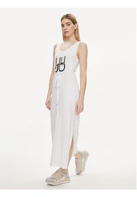 Liu Jo Sukienka dzianinowa VA4140 JS360 Biały Regular Fit. Kolor: biały. Materiał: wiskoza #5
