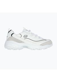 skechers - Buty damskie SKECHERS D'Lites New Heat. Kolor: biały. Model: Skechers Sport. Sport: bieganie