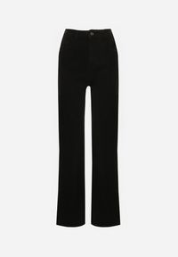 Born2be - Czarne Jeansy z Wiskozą o Szerokim Kroju z Wysokim Stanem Meviatea. Okazja: na co dzień. Stan: podwyższony. Kolekcja: plus size. Kolor: czarny. Styl: casual, klasyczny #5