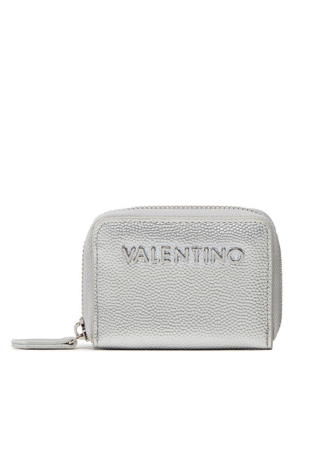 VALENTINO - Portfel Valentino. Kolor: srebrny