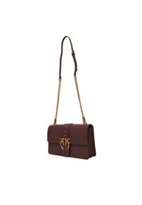 Pinko - PINKO Torebka Love One Classic ST.CL Al 25-26 PLTT 105857 A0F1 Bordowy. Kolor: czerwony. Materiał: skórzane #3