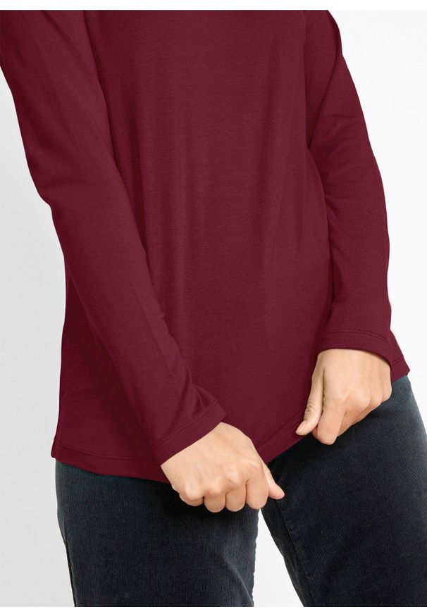 bonprix - Koszulka z długim rękawem (2 szt.). Kolor: szary. Materiał: materiał. Długość rękawa: długi rękaw. Długość: długie