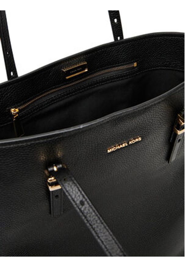 MICHAEL Michael Kors Torebka Quinn 30S5GQNT3L Czarny. Kolor: czarny. Materiał: skórzane