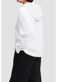 Karl Lagerfeld - KARL LAGERFELD Biała damska bluza Ikon Aquarelle K Hoodie, Rozmiar S. Kolor: biały. Materiał: materiał. Styl: klasyczny #4