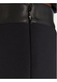 Elisabetta Franchi Spódnica trapezowa GO-120-57E2-V490 Czarny Regular Fit. Kolor: czarny. Materiał: syntetyk #4