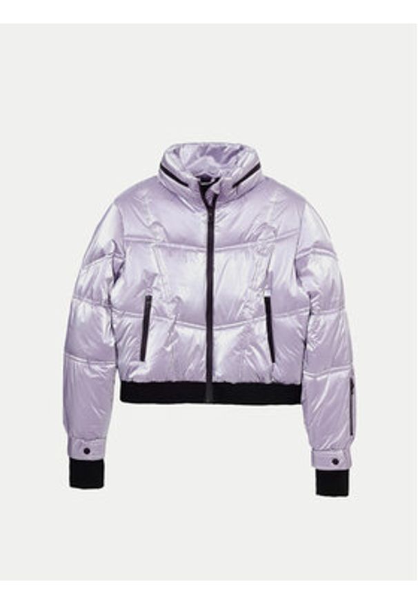 Desigual Kurtka bomber Omsk 24WWEWBY Fioletowy Regular Fit. Kolor: fioletowy. Materiał: syntetyk