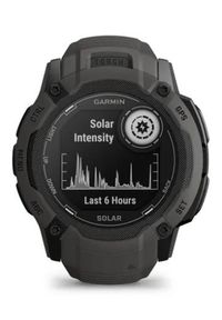 GARMIN - Zegarek sportowy Garmin Instinct 2X Solar (grafitowy / grafitowy pasek). Rodzaj zegarka: smartwatch. Kolor: szary. Styl: sportowy #3