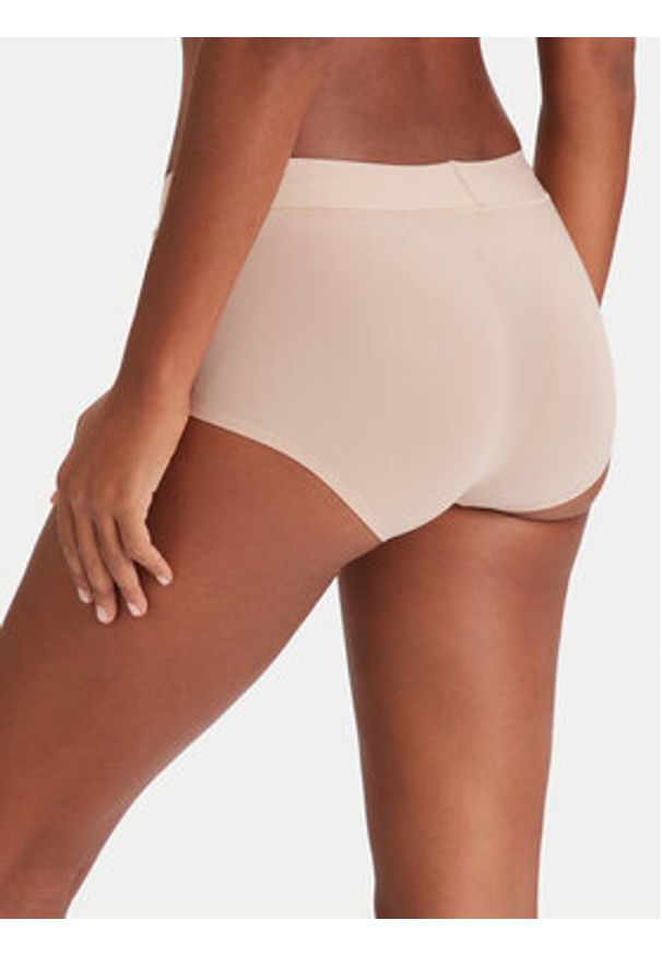 Chantelle Bokserki Soft Stretch C10640 Beżowy. Kolor: beżowy. Materiał: syntetyk