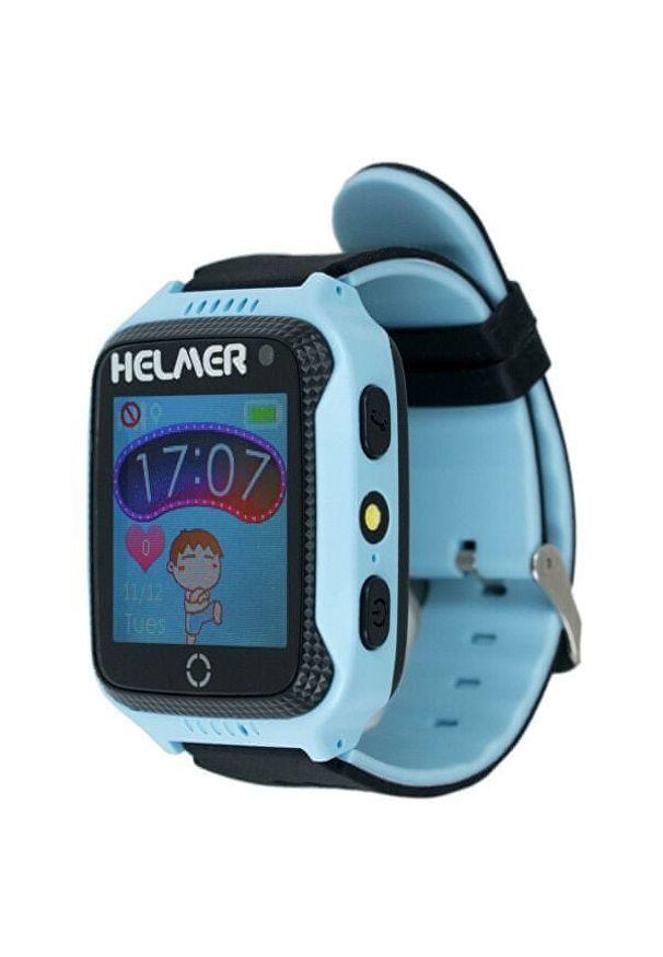 Helmer Chytré dotykové hodinky s GPS lokátorem a fotoaparátem - LK 707 modré