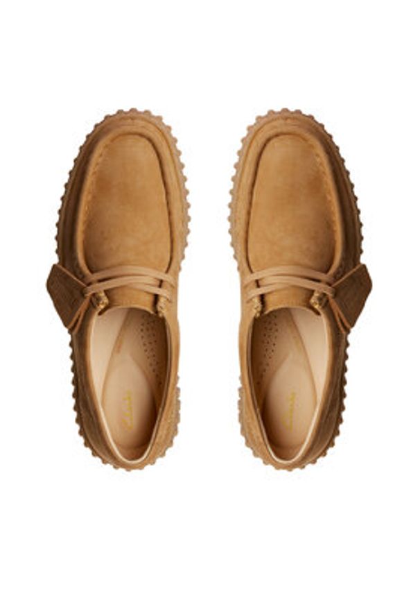 Clarks Półbuty Torhill Bee 26172084 Brązowy. Kolor: brązowy. Materiał: skóra