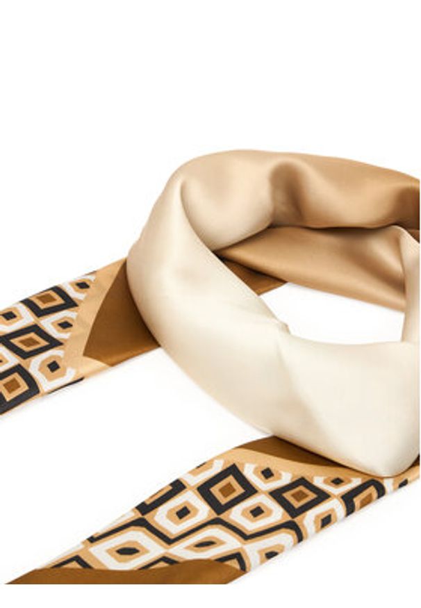 Max Mara Beachwear Chusta Ottico 2516541019 Brązowy. Kolor: brązowy. Materiał: jedwab, materiał