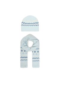 Guess Zestaw Szalik i Czapka W5PZ18 Z3LQ0 Niebieski Regular Fit. Kolor: niebieski. Materiał: materiał #1