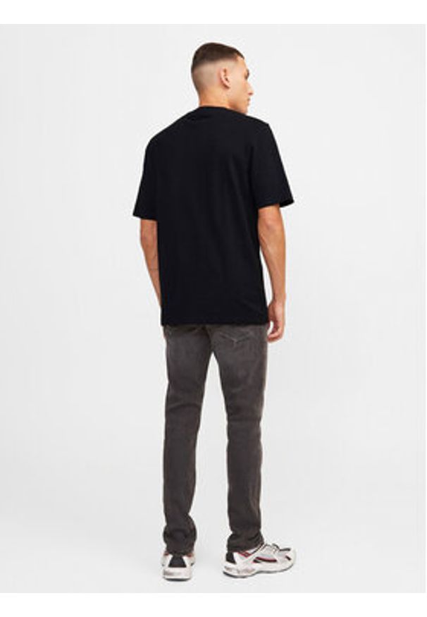 Jack & Jones T-Shirt Lafayette 12250435 Czarny Standard Fit. Kolor: czarny. Materiał: bawełna