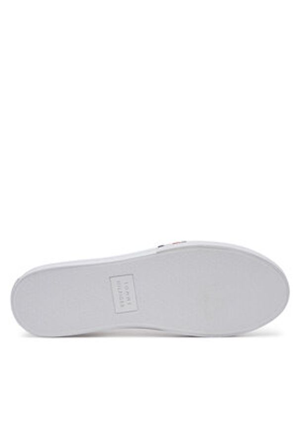 TOMMY HILFIGER - Tommy Hilfiger Sneakersy Th Hi Vulc Street Lth Patch FM0FM05312 Biały. Kolor: biały. Materiał: skóra