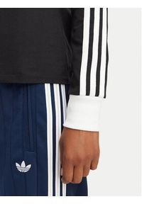 Adidas - adidas Bluzka 3 Stripes KD7964 Czarny Slim Fit. Kolor: czarny. Materiał: bawełna #4