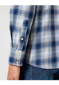 Wrangler - MĘSKA KOSZULA KRATA WRANGLER WESTERN SHIRT BLUE SHADOW 112357398 #5