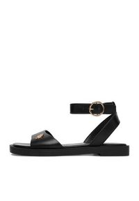 U.S. Polo Assn. Sandały EO-MARINA001W/6Y1 Czarny. Kolor: czarny. Materiał: skóra #7