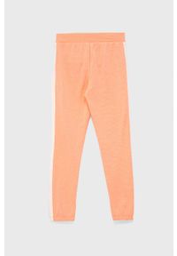 GAP spodnie dziecięce kolor różowy z nadrukiem. Kolor: różowy. Materiał: poliester. Wzór: nadruk #2