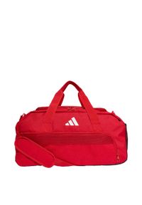 Adidas - Tiro League Duffel Bag Small. Kolor: czerwony, biały, wielokolorowy, czarny. Materiał: materiał. Sport: fitness