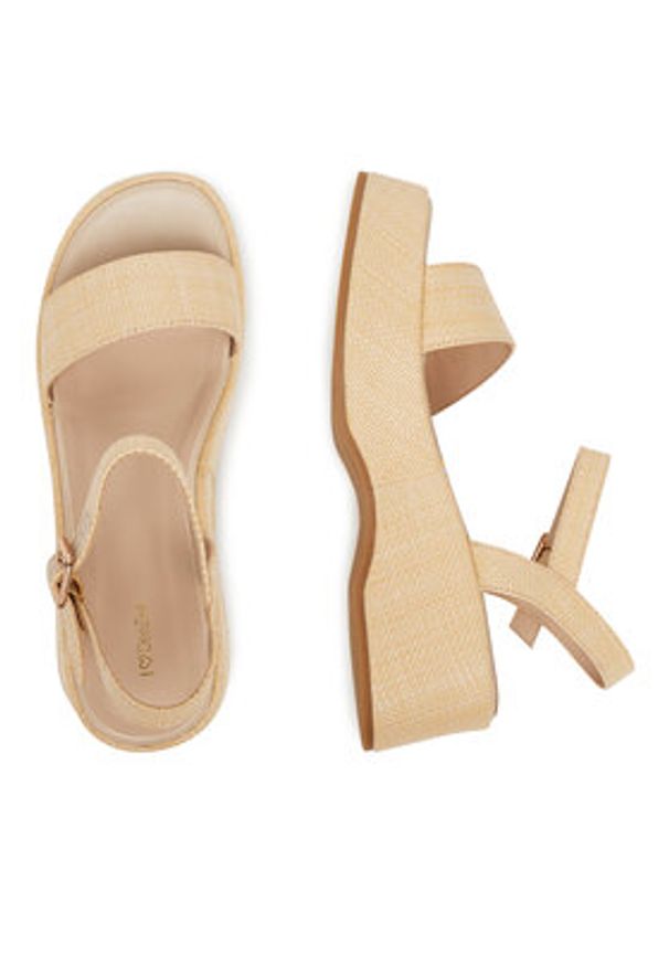 DeeZee Sandały DXJ220515 Beżowy. Kolor: beżowy. Materiał: materiał