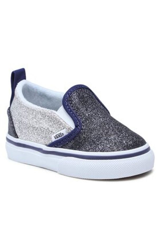 Vans Tenisówki Td Slip-On V VN0A3488SXN1 Srebrny. Zapięcie: bez zapięcia. Kolor: srebrny. Materiał: materiał