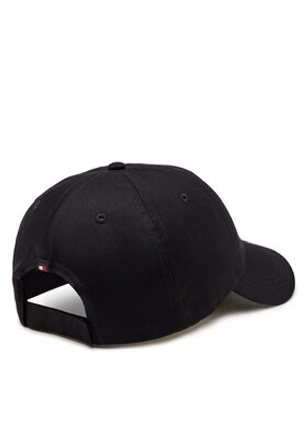 Tommy Jeans Czapka z daszkiem Linear Logo AW0AW15845 Czarny. Kolor: czarny. Materiał: bawełna