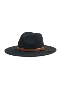 Brixton Kapelusz Field Proper Hat 10956 Czarny. Kolor: czarny. Materiał: materiał