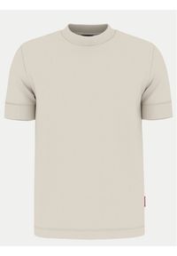 JOOP! Jeans T-Shirt 30044716 Beżowy Modern Fit. Kolor: beżowy. Materiał: bawełna