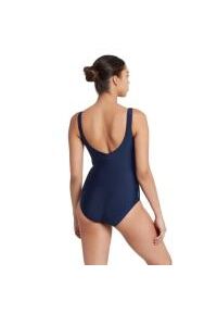 ZOGGS - Strój Kąpielowy Zoggs Lotus Front Crossover – Rozmiar 34. Kolor: niebieski. Wzór: kwiaty #2