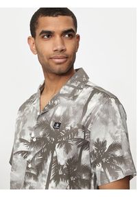Converse Koszula M Aop Resort Shirt 10026435-A01 Szary jasny Regular Fit. Kolor: szary. Materiał: bawełna #3